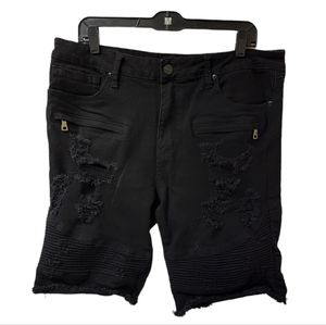 Rue 21 Premium Denim Black Jean Shorts